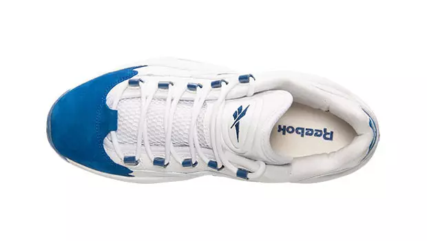 Reebok Question Low Blue Toe в цвете Collegiate Royal Blue and White — это новейшая расцветка Reebok Question с низким верхом, дебют которой запланирован на сентябрь 2015 года.