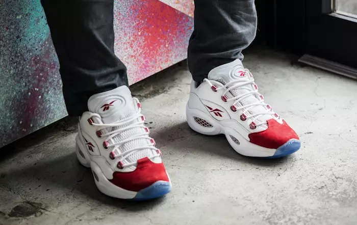 Reebok Question Low White Red OG