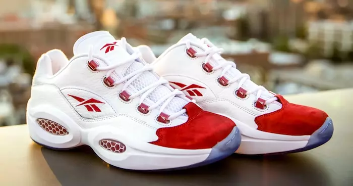 Reebok Question Lav Hvit Rød OG