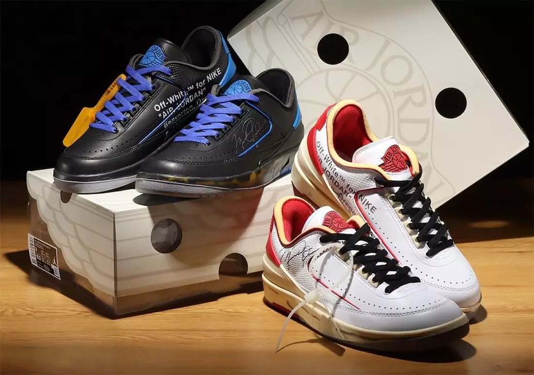 Off-White x Air Jordan 2 Lows slippes i morgen