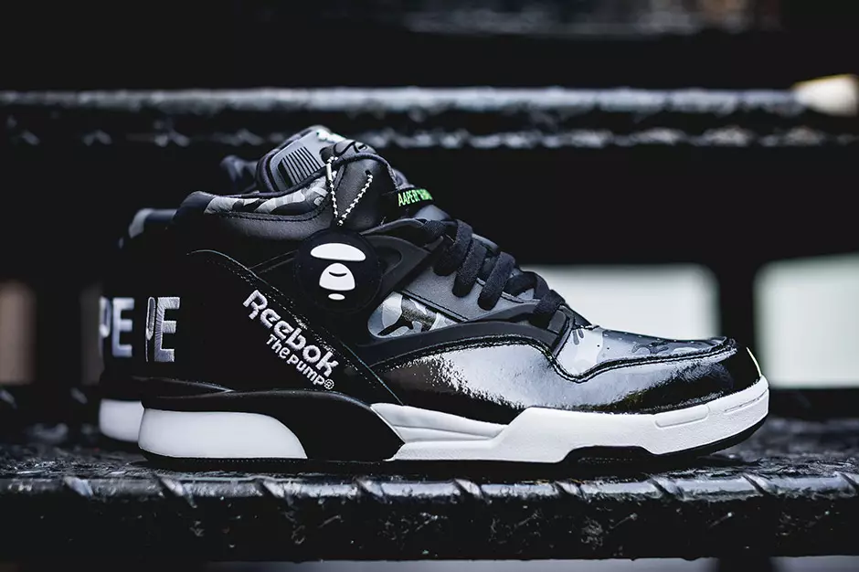 AAPE аз ҷониби A Bathing Ape x Reebok Pump Omni Lite Санаи барориши