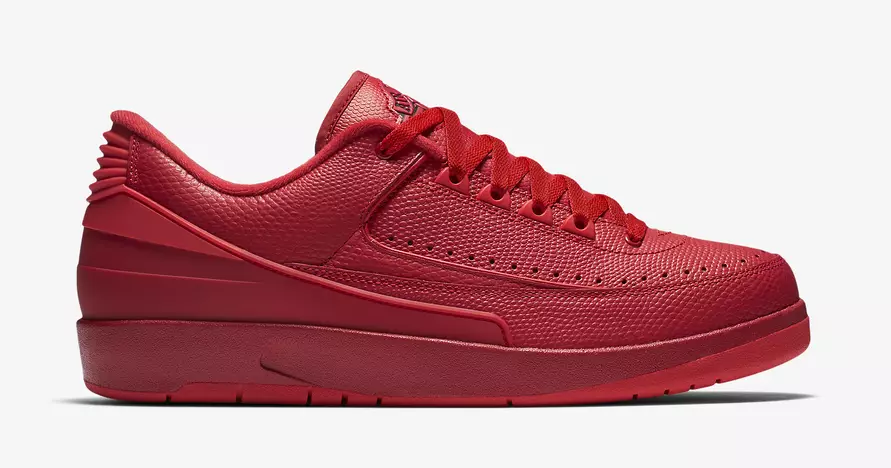 Czerwony Air Jordan 2 Niski