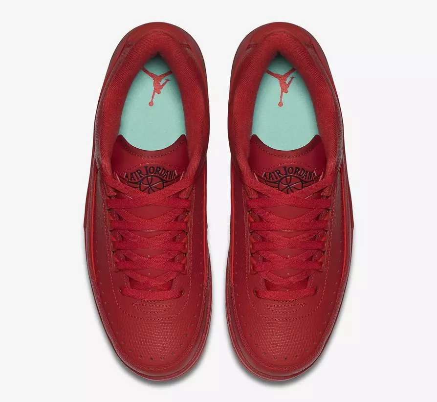 Rojo Air Jordan 2 Bajo