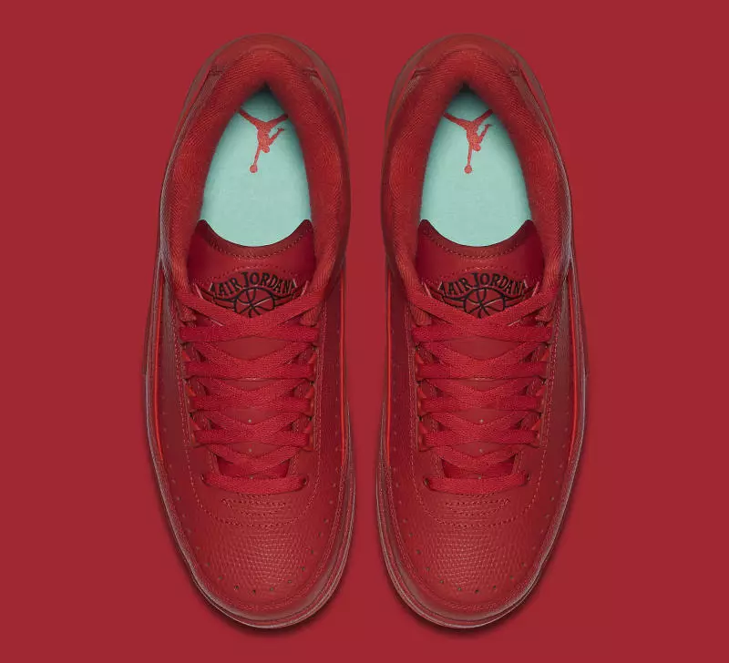 Todo Rojo Air Jordan 2 Bajo