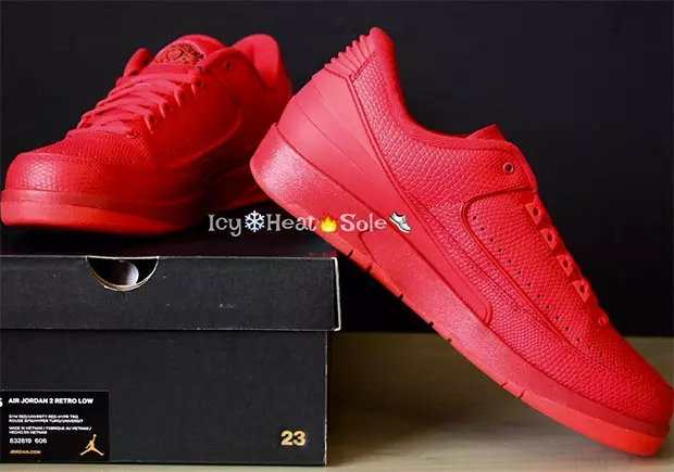 Air Jordan 2 Rendah Merah