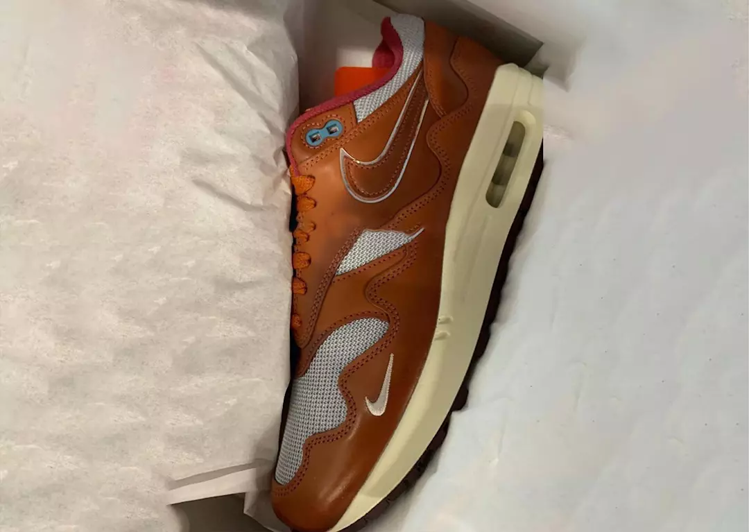 Patta Nike Aeir Max 1 Orange Blaze Dáta Eisiúna