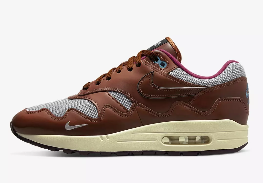 Patta x Nike Air Max 1 Dark Russet DO9549-200 Megjelenés dátuma