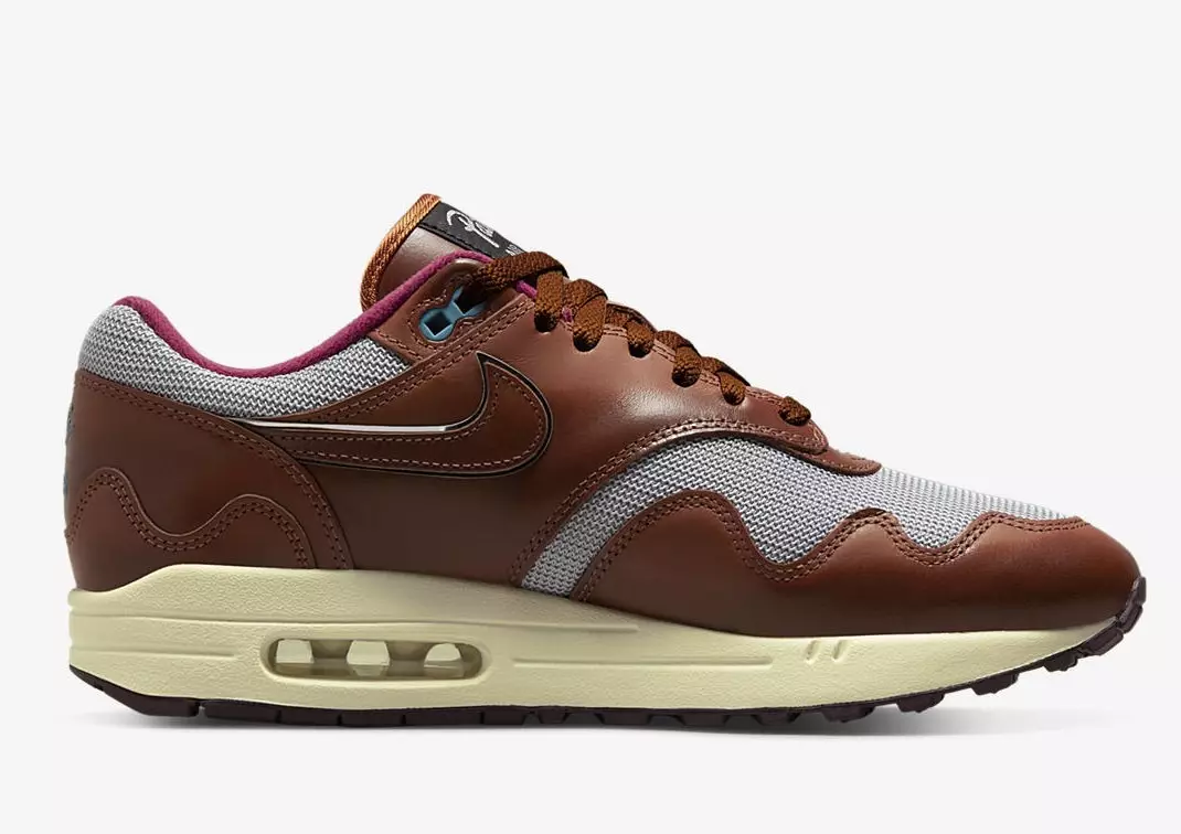 Ngày phát hành Patta x Nike Air Max 1 Dark Russet DO9549-200