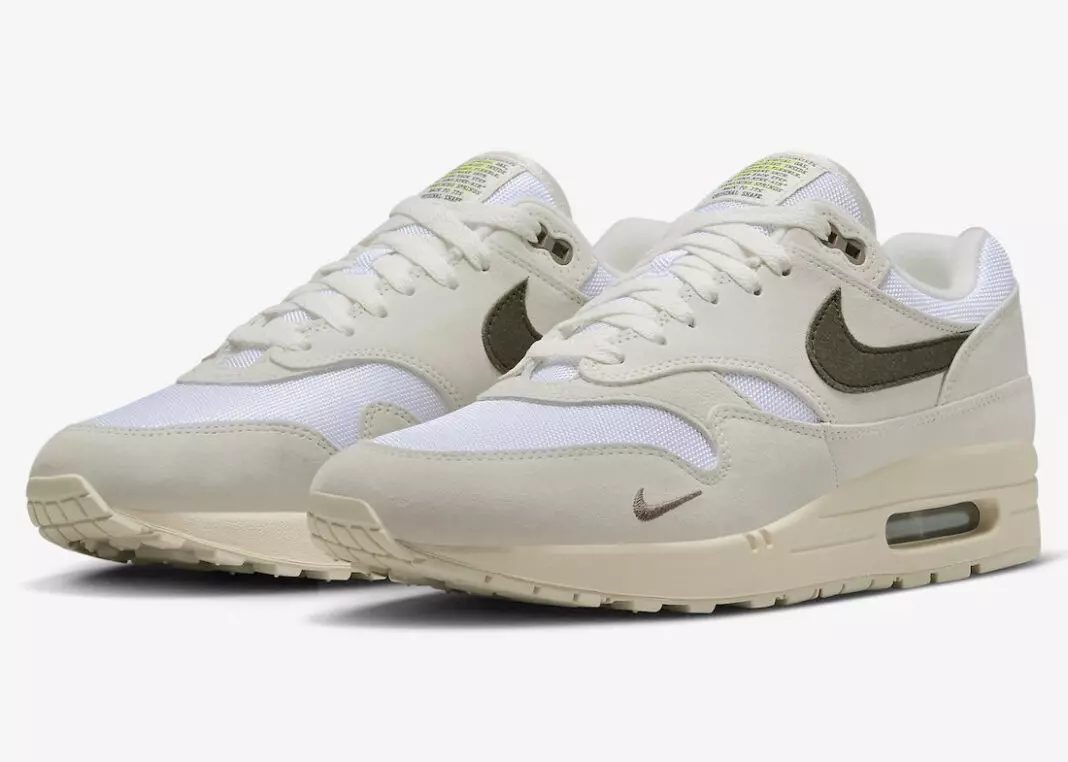 Nike Air Max 1 Sail Ironstone White Rattan DZ4494-100 Tarikh Tayangan