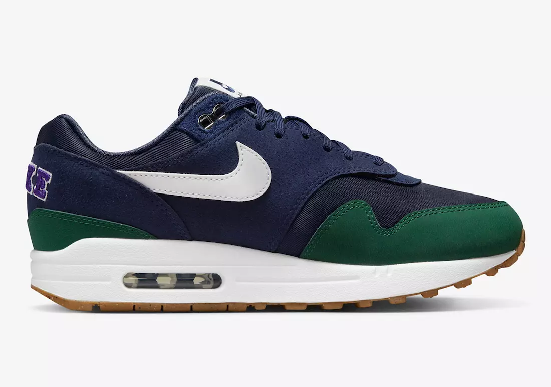 Nike Air Max 1 QS Obsidian Wit Midnight Navy Gorge Groen DV3887-400 Releasedatum