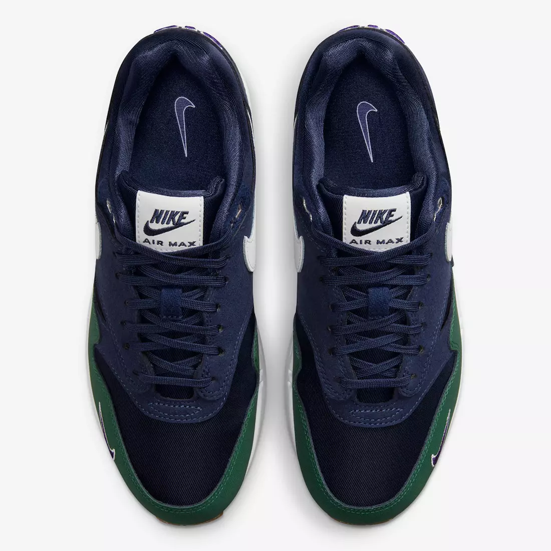 Nike Air Max 1 QS Obsidian White Midnight Navy Gorge Green DV3887-400 Chiqarilish sanasi