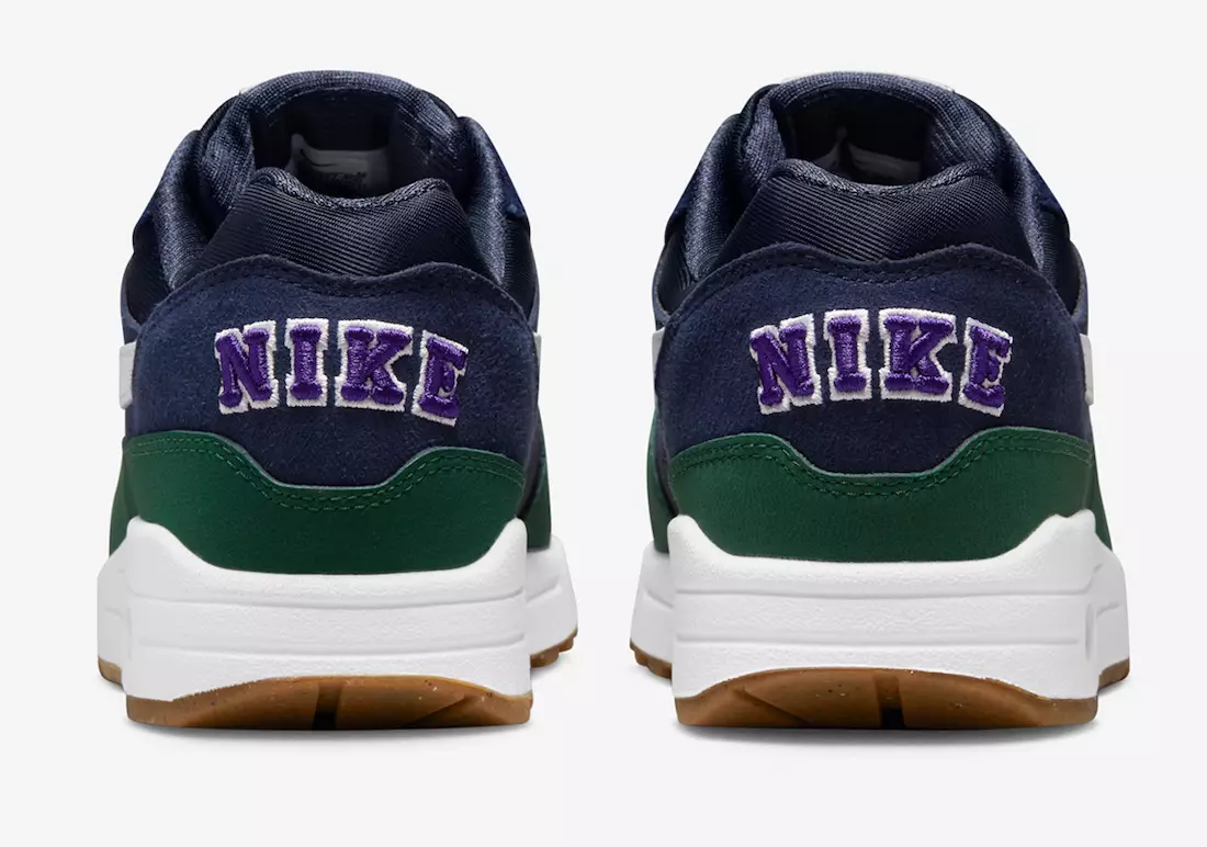 Nike Air Max 1 QS Obsidian White Midnight Navy Gorge Green DV3887-400 გამოშვების თარიღი