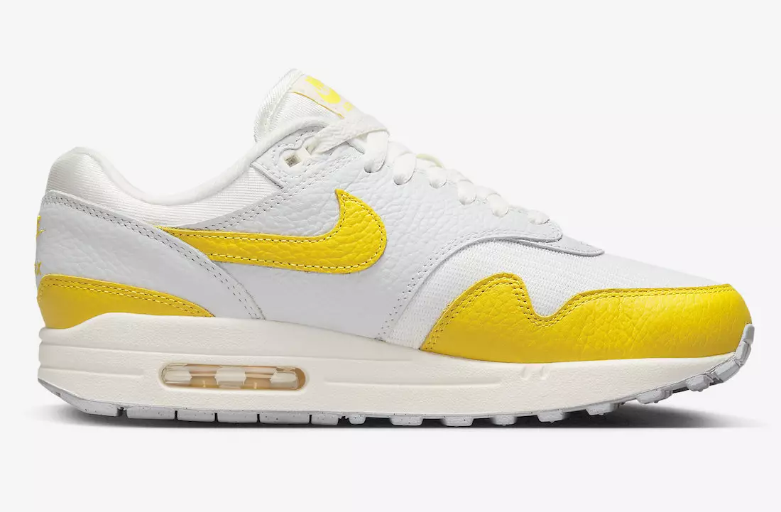 Nike Air Max 1 Vit Gul DX2954-001 Utgivningsdatum