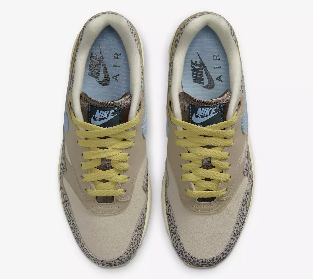 Nike Air Max 1 Safari Cobblestone Worn Blue Limestone DV3027-001 Verëffentlechungsdatum