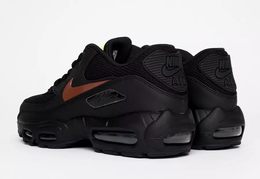 Patta Nike Air Max 90 95 Black Mars Stone Black CJ4741-001 Release Date