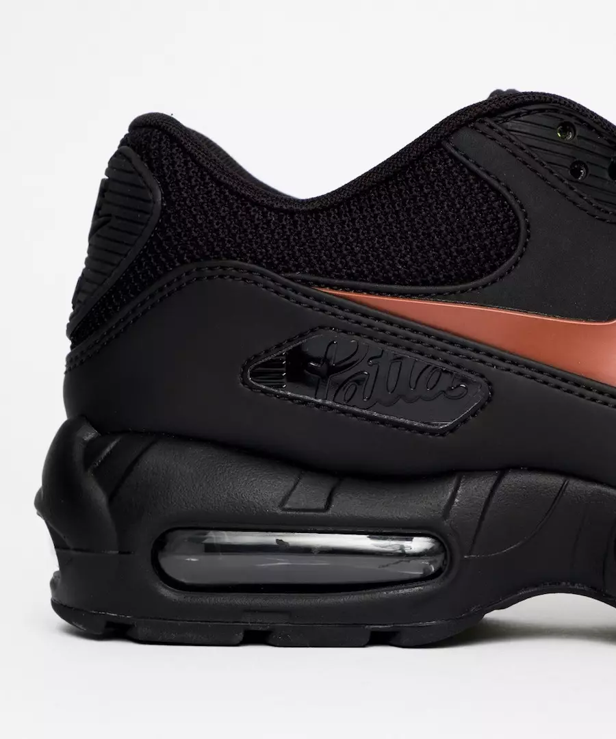 Patta Nike Air Max 90 95 Black Mars Stone Black CJ4741-001 Utgivningsdatum