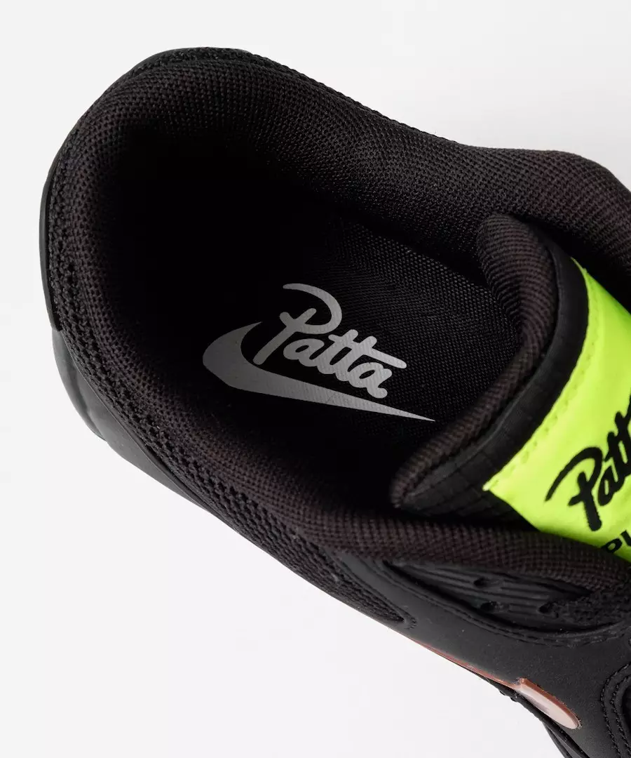 Patta Nike Air Max 90 95 Black Mars Stone Black CJ4741-001 Ngày phát hành