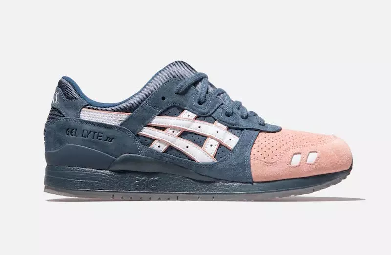 Kith ASICS Gel Lyte III Salmon Toe Militia дастрас аст