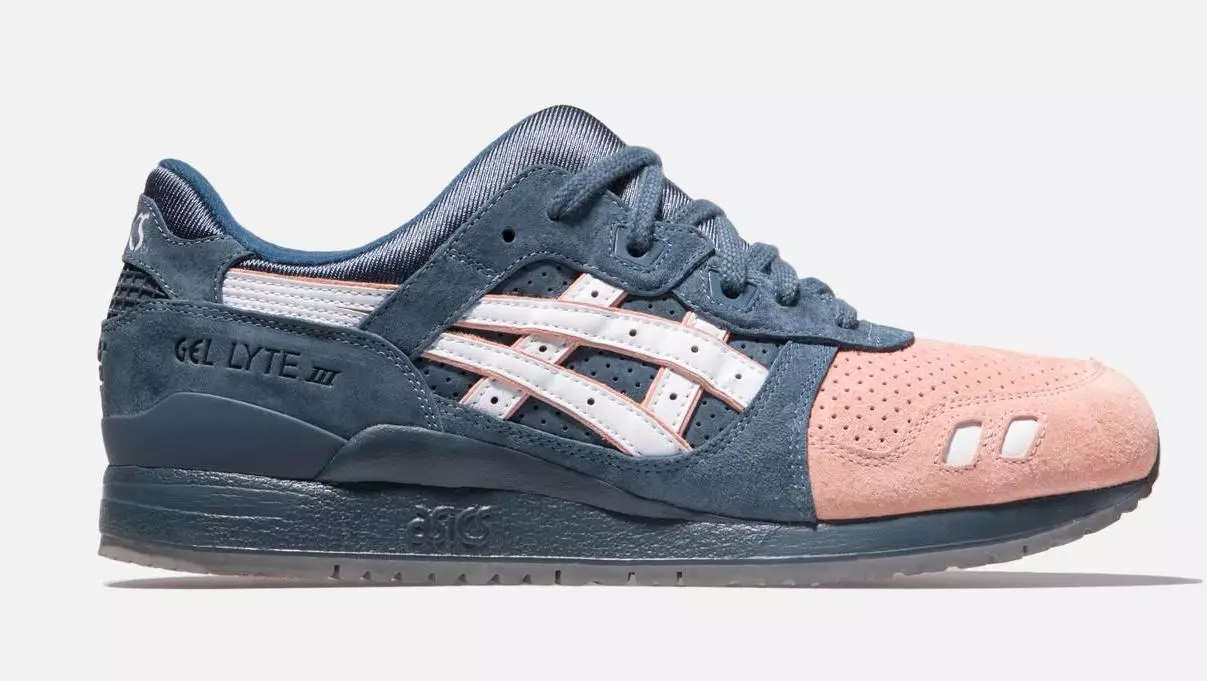 Kith ASICS Gel Lyte III Salmão Milícia Disponível