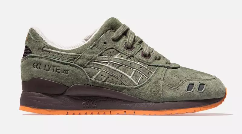 Kith ASICS Gel Lyte III Salmon Toe Milizia disponibile