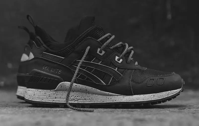 ASICS Gel Lyte III Mid Top Boot Hitam Abu-abu