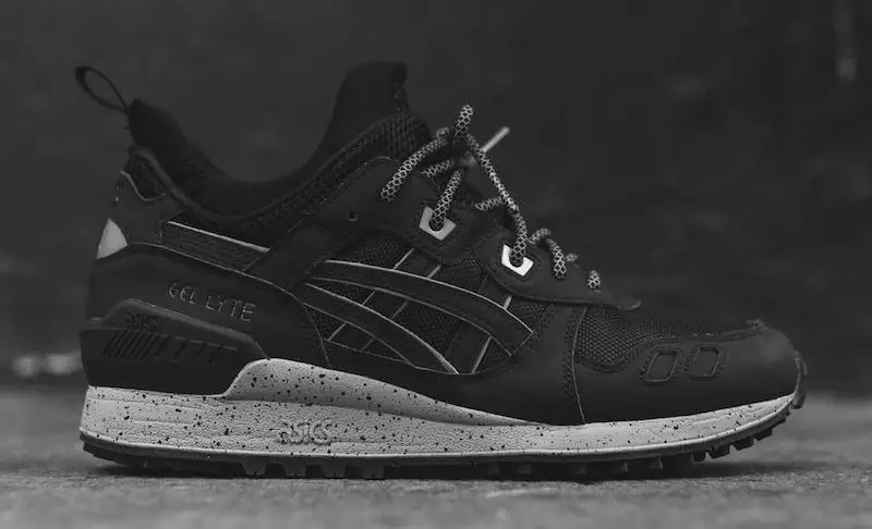 ASICS Gel Lyte III Mid Atas But Hitam Kelabu