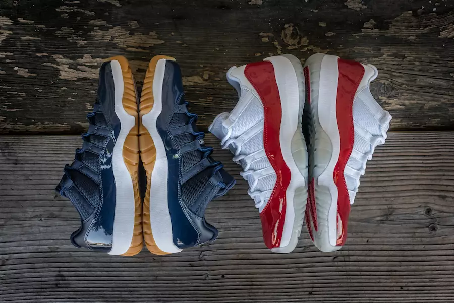 Air Jordan 11 Low Varsity Red і Navy Gum