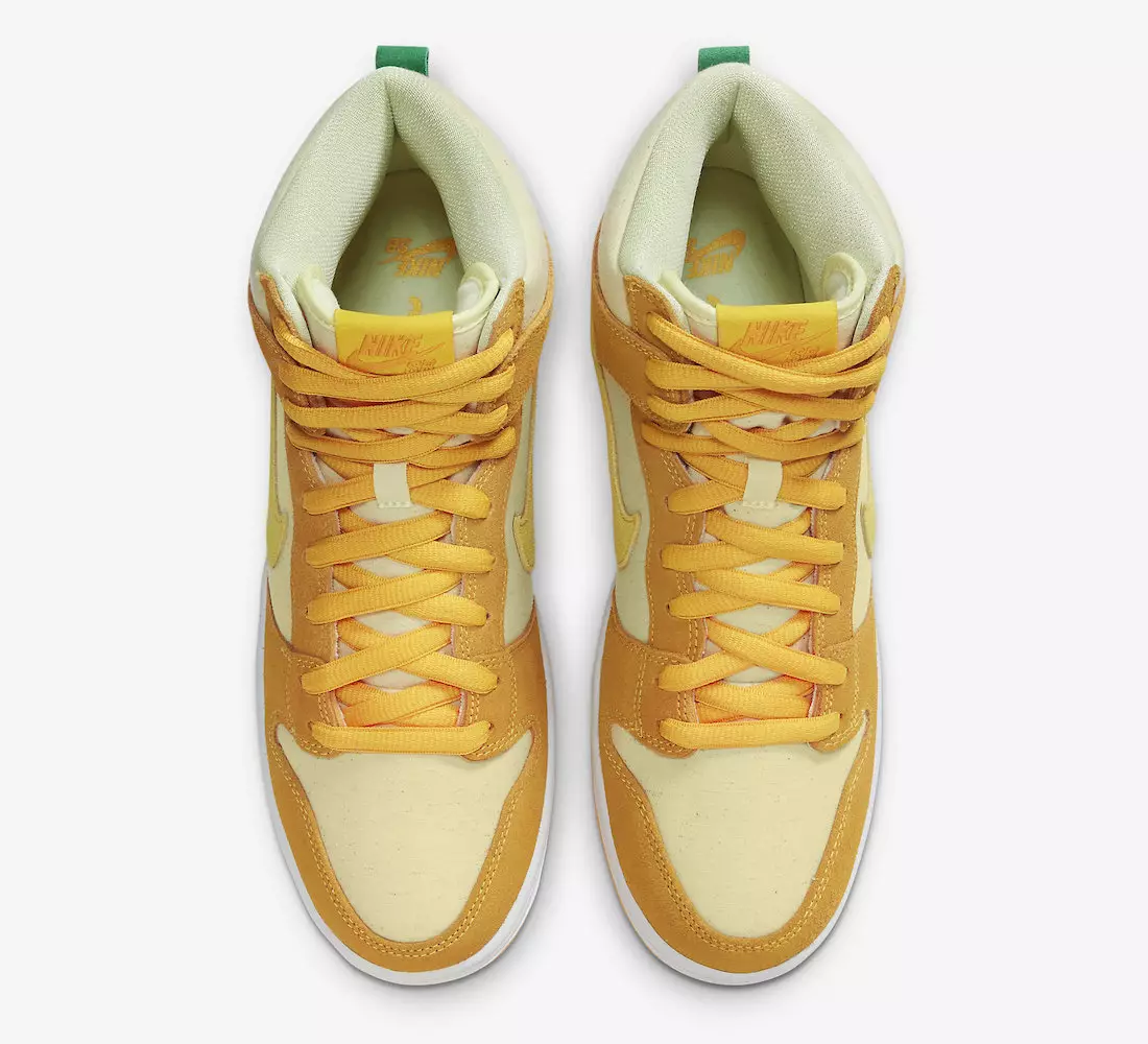 قیمت تاریخ عرضه Nike SB Dunk High Pineapple DM0808-700