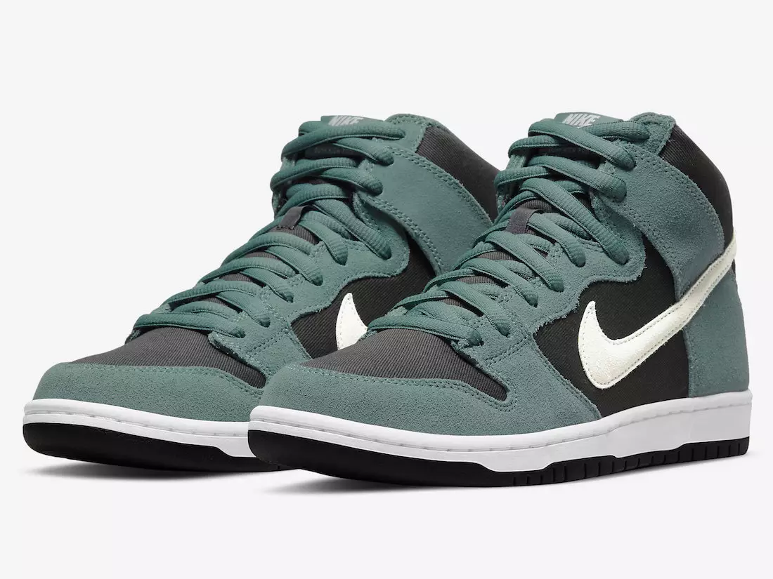 Nike SB Dunk High Tampil dengan Suede Hijau