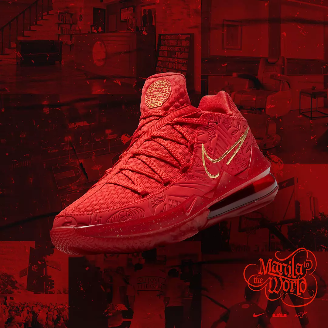 Titan Nike LeBron 17 Low Red CD5008-600 Дата выпуску
