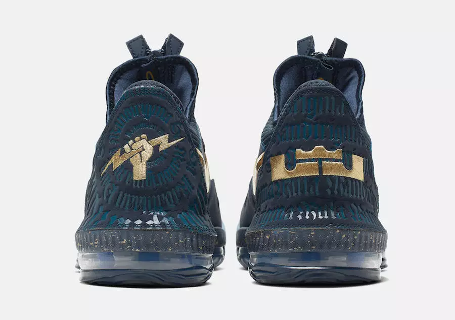 Titan Nike LeBron 16 Agimat Íseal CJ9919-400 Dáta Eisiúna