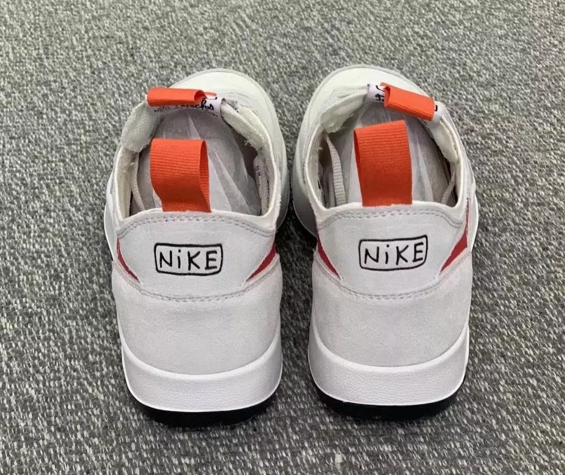 Tom Sachs NikeCraft נעל לשימוש כללי לבן אדום תאריך שחרור