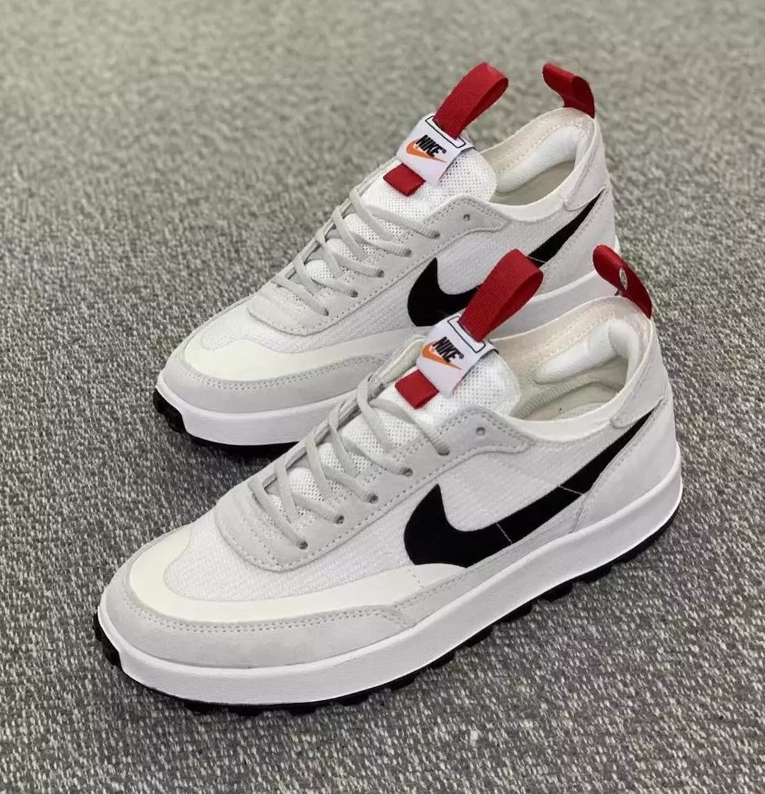 Tom Sachs NikeCraft almennir skór hvítir svartir DA6672-400 Útgáfudagur