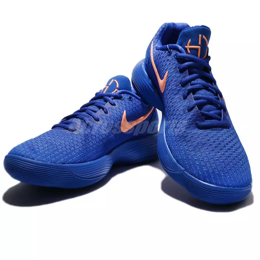 Сині кросівки Nike Hyperdunk 2017 Low Racer 897637-401