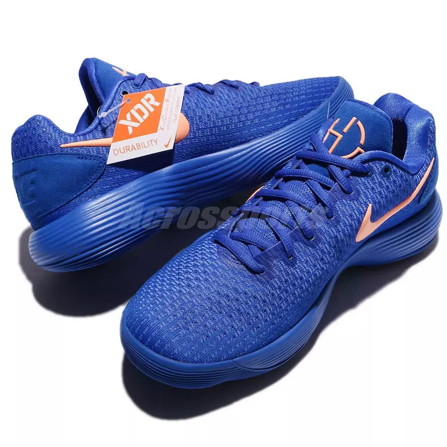 Сині кросівки Nike Hyperdunk 2017 Low Racer 897637-401