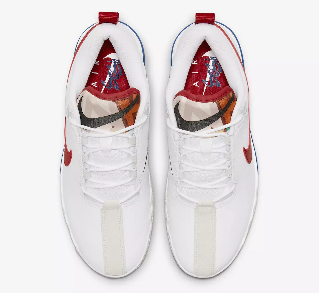 Ημερομηνία κυκλοφορίας Nike Air Sesh White Varsity Royal Red DD3680-100