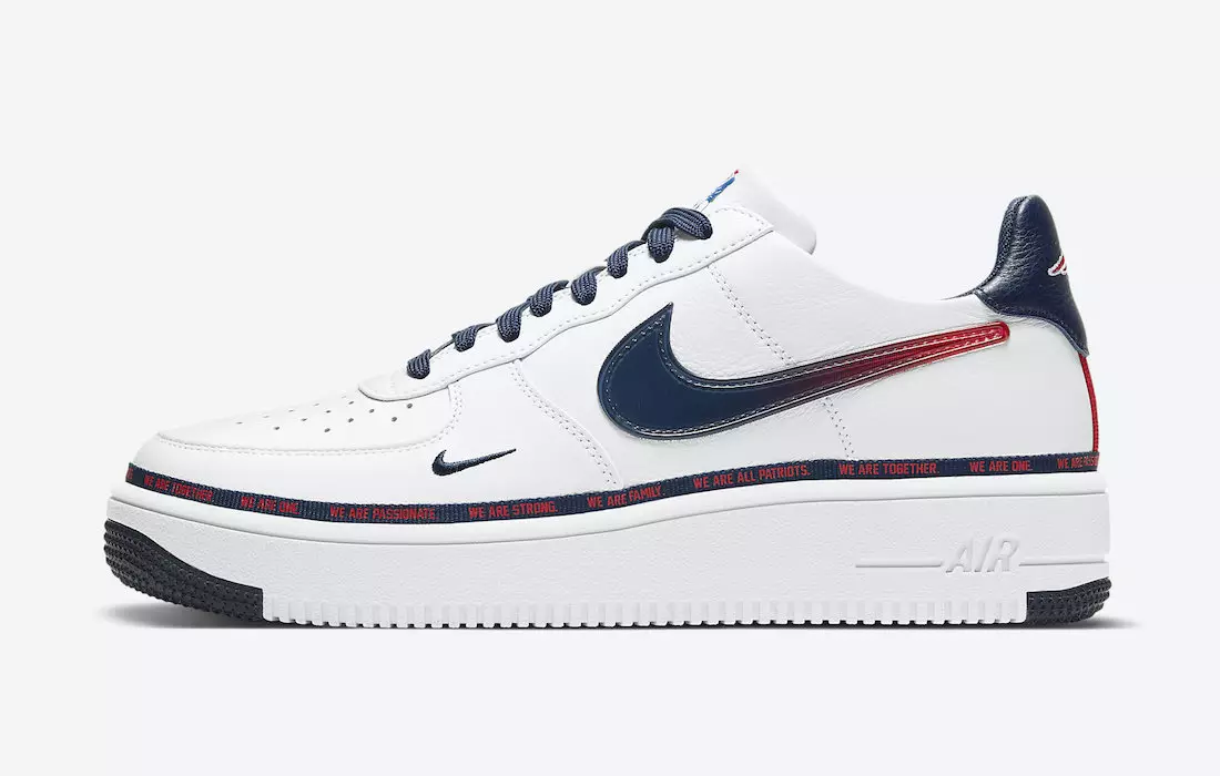 Nike Air Force 1 Ultraforce New England Patriots DB6316-100 թողարկման ամսաթիվը