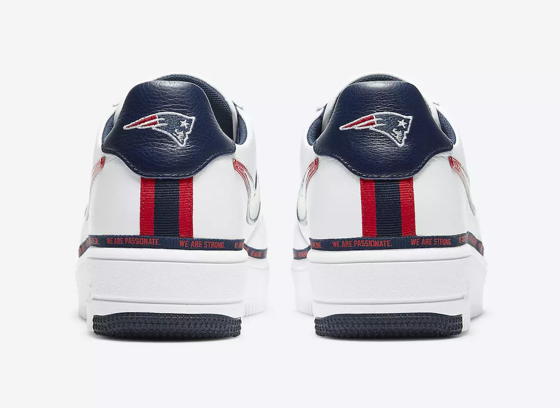 Ngày phát hành Nike Air Force 1 Ultraforce New England Patriots DB6316-100