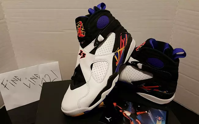 Três Peat Air Jordan 8 Três Vezes Um Charme