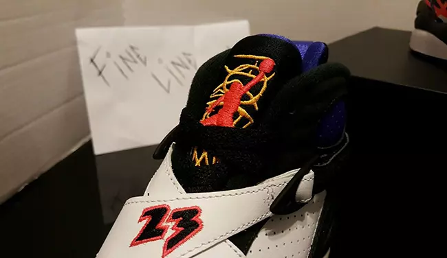 Três Peat Air Jordan 8 Três Vezes Um Charme