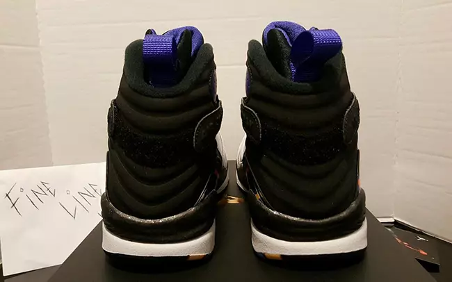 Três Peat Air Jordan 8 Três Vezes Um Charme