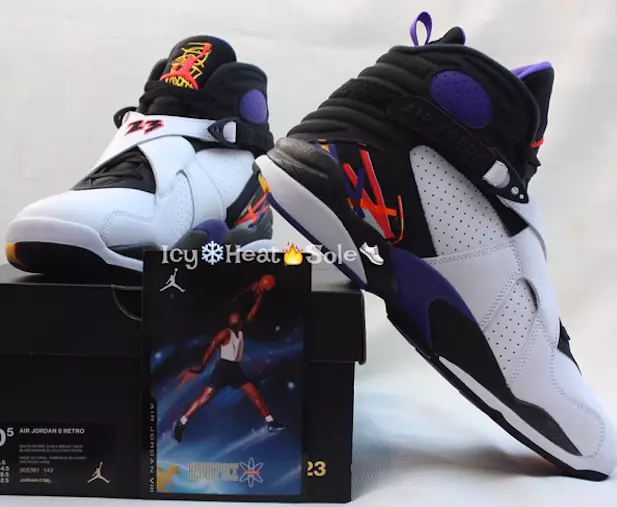 Air Jordan 8 Retro Três Turfa