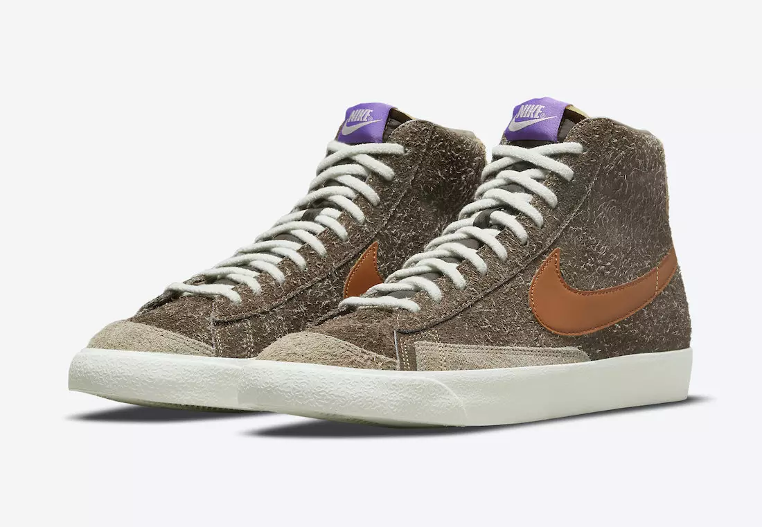 Nike Blazer Mid Revealed med Shaggy ruskind