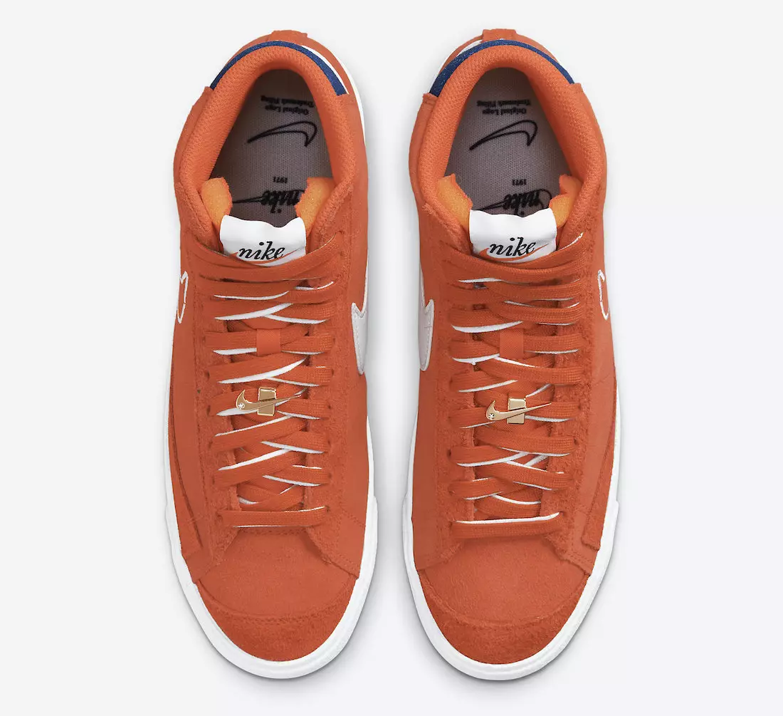 Nike Blazer Mid 77 Primo utilizzo Arancione DC3433-800 Data di rilascio