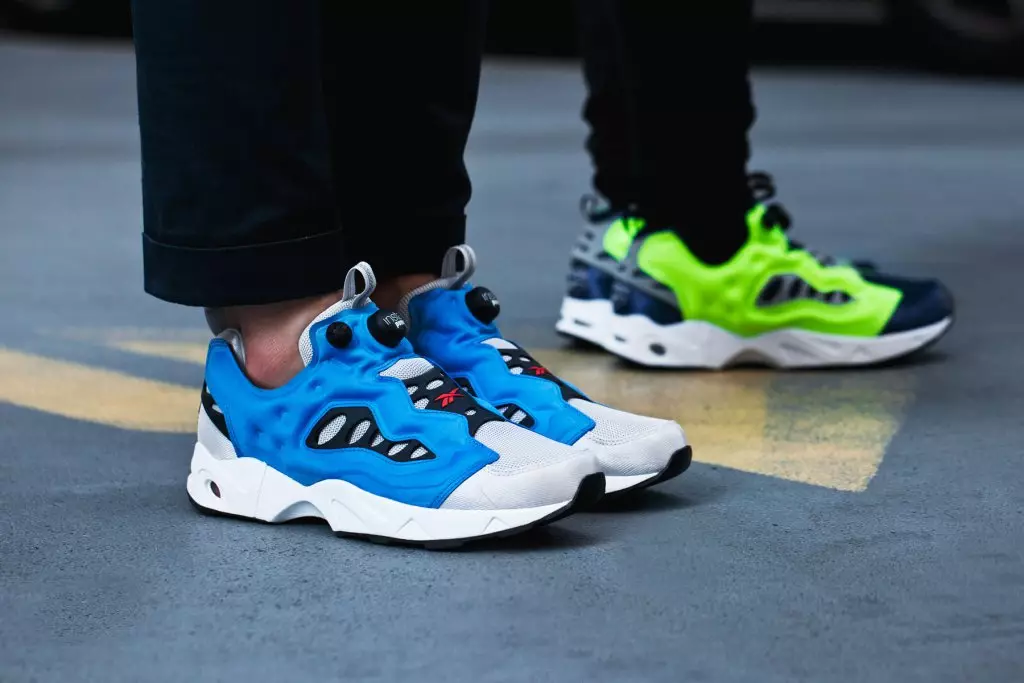 Reebok Insta Pump Fury Road Jaune Bleu