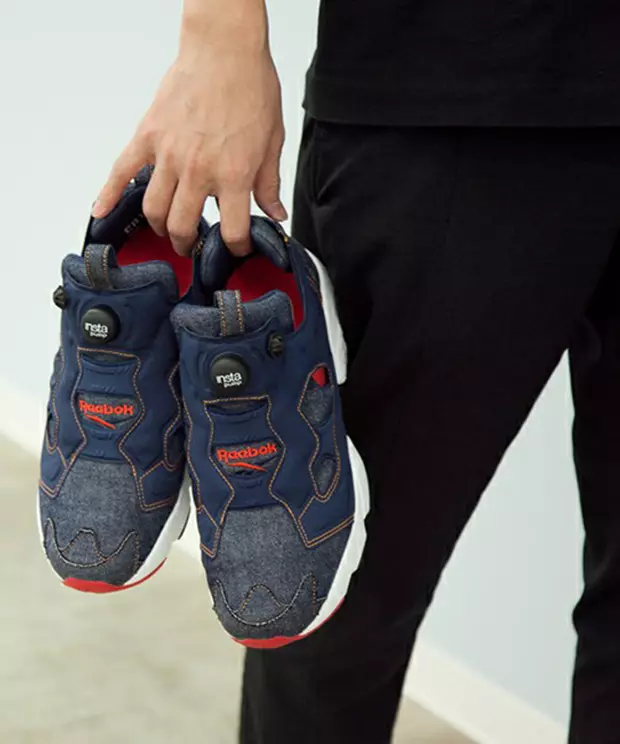 Zozotown Reebok Insta Pump Fury Denim