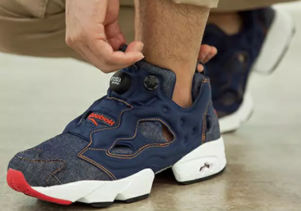 Zozotown Reebok Insta Pump Fury Denim