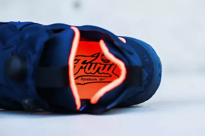 Reebok Insta Pump Fury Navy Orange