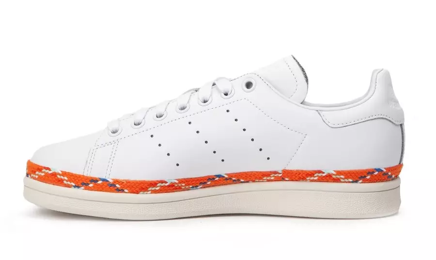 adidas Stan Smith Жаңа қалың ақ қызғылт сары