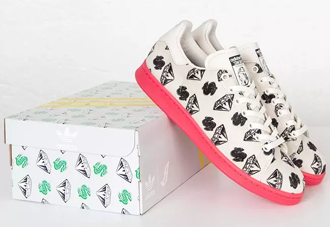 Uachtar reoite adidas Stan Smith Pharrell